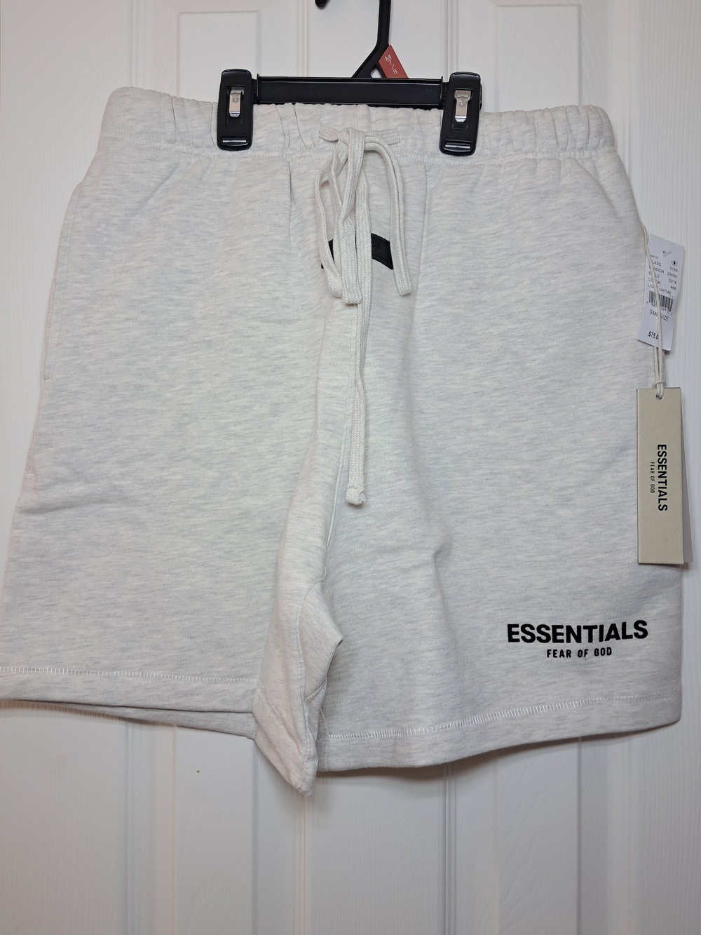 ESSENTIALS Fear of God Women's Cream Drawstring Shorts